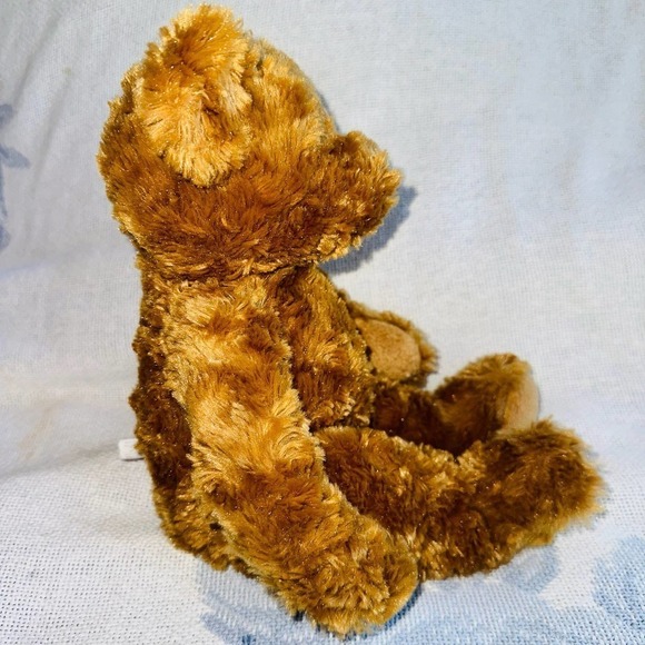 Excellent Condition Douglas Cuddle Toy 12” Fuzzy Carmel Teddy Bear - Picture 2 of 10